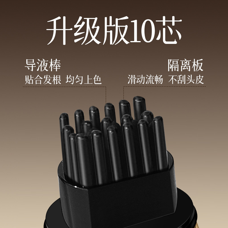 AOXO补色遮盖美发笔一次性临时补色快速遮盖白发不伤发美发棒正品