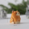 青木凡木质小动物摆件可做挂件木雕小老虎卡通可爱木雕礼品