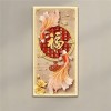 九鱼图玄关装饰画入户正对门福字挂画年新款高端走廊过道壁画