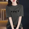 a高品质棉正肩短袖T恤女2026夏季新款显瘦宽松简约小众百搭T恤女