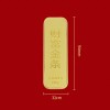 仿真样品金条 铜镀金财富金条投资金砖 金店银行柜台摆件金条