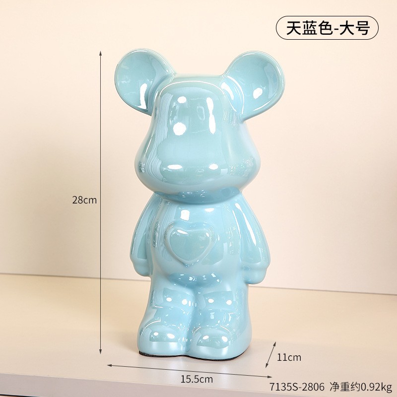 现代轻奢艺术摆件大全客厅书房电视柜办公室桌面装饰品树脂工艺品