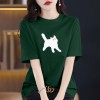 时尚彩T纯棉短袖大码女装2026新款宽松显瘦独特别致高级感上衣夏i