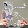 波浪仙女蝴蝶适用苹果17promax透明iphone16pro硅胶15闪粉软壳ins