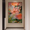 简约复古植物花朵客厅装饰画走廊过道玄关背景墙沙发落地画壁挂画