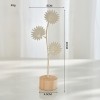 北欧风轻奢金属工艺品创意家居客厅玄关酒柜装饰品铁艺银杏叶摆件