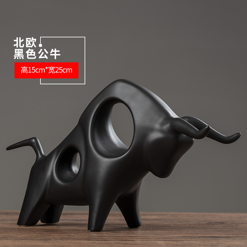 景德镇陶瓷摆件北欧客厅电视柜酒柜玄关鹿装饰品创意摆设创意摆设