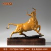 铜艺坊牛转乾坤黄铜牛摆件牛运当头彩铜摆件牛气冲天办公室铜摆件