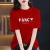 a高品质棉正肩短袖T恤女2026夏季新款显瘦宽松简约小众百搭T恤女