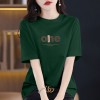 夏季葡萄紫纯棉短袖T恤女2026新款爆款时尚百搭减龄半袖上衣T恤潮