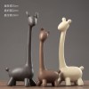 景德镇陶瓷摆件北欧客厅电视柜酒柜玄关鹿装饰品创意摆设创意摆设