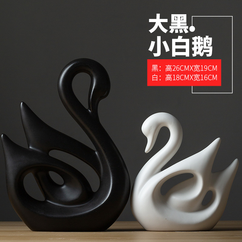景德镇陶瓷摆件北欧客厅电视柜酒柜玄关鹿装饰品创意摆设创意摆设