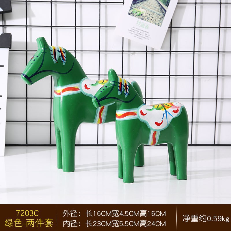 现代轻奢艺术摆件大全客厅书房电视柜办公室桌面装饰品树脂工艺品