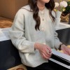 温柔松弛感针织开衫女早春装秋冬季复古纽扣上衣宽松外套毛衣