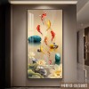 现代轻奢玄关装饰画入户正对门寓意好进门挂画走廊过道高级感壁画