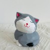 木制工艺品雕刻小猫摆件造型生日礼物diy一件代发木质木雕摆件