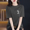 设计感纯棉短袖t恤女2026新款百搭休闲气质百搭夏季洋气半袖上衣