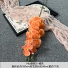 9头胶片蝴蝶兰仿真假花婚庆礼堂花排路引插花装饰布置花艺花材