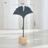 北欧风轻奢金属工艺品创意家居客厅玄关酒柜装饰品铁艺银杏叶摆件