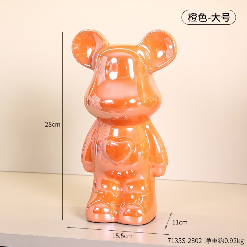 现代轻奢艺术摆件大全客厅书房电视柜办公室桌面装饰品树脂工艺品