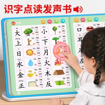 儿童识字大王3000字点读发声书学习机会说话的早教有声书益智玩具