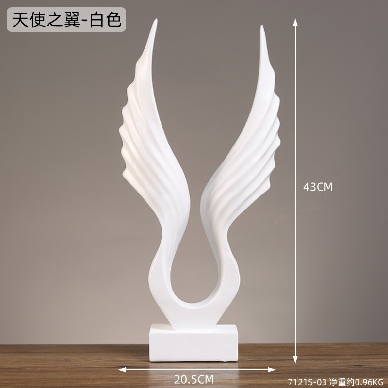 现代轻奢艺术摆件大全客厅书房电视柜办公室桌面装饰品树脂工艺品