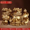 批发貔貅招才摆件一对客厅玄关办公室开业家居装饰品摆件黄铜貔貅
