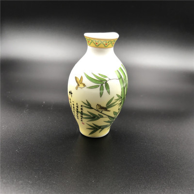 青花瓷花瓶陶瓷工艺品冰箱贴外贸创意磁铁仕女图中国特色商务礼品