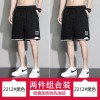 NASA2026夏季新款男士纯棉宽松休闲五分裤运动冰丝感短裤大码中裤