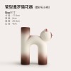 贝汉美可爱猫猫花瓶高级感摆件客厅插花家居装饰品亚马逊跨境热采