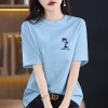 设计感纯棉短袖t恤女2026新款百搭休闲气质百搭夏季洋气半袖上衣