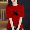 时尚彩T纯棉短袖大码女装2026新款宽松显瘦独特别致高级感上衣夏i