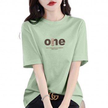 夏季葡萄紫纯棉短袖T恤女2026新款爆款时尚百搭减龄半袖上衣T恤潮