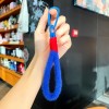 毛绒手机挂绳挂件配饰马卡龙色小清晰包包钥匙挂件实用手机链挂饰
