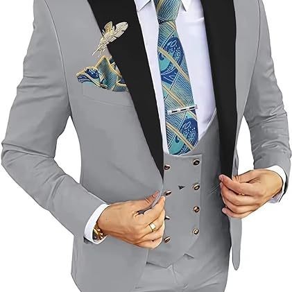 男款西服套装修身男士双排扣2026新款婚礼舞会商务礼服速卖通货源
