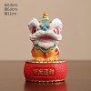 国潮佛山舞狮醒狮创意摆件高级感小众桌面茶桌装饰工艺品生日礼物