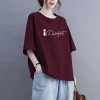 特大码200斤纯棉短袖t恤女2026夏季新款百搭休闲时尚减龄半袖上衣