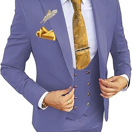 男款西服套装修身男士双排扣2026新款婚礼舞会商务礼服速卖通货源
