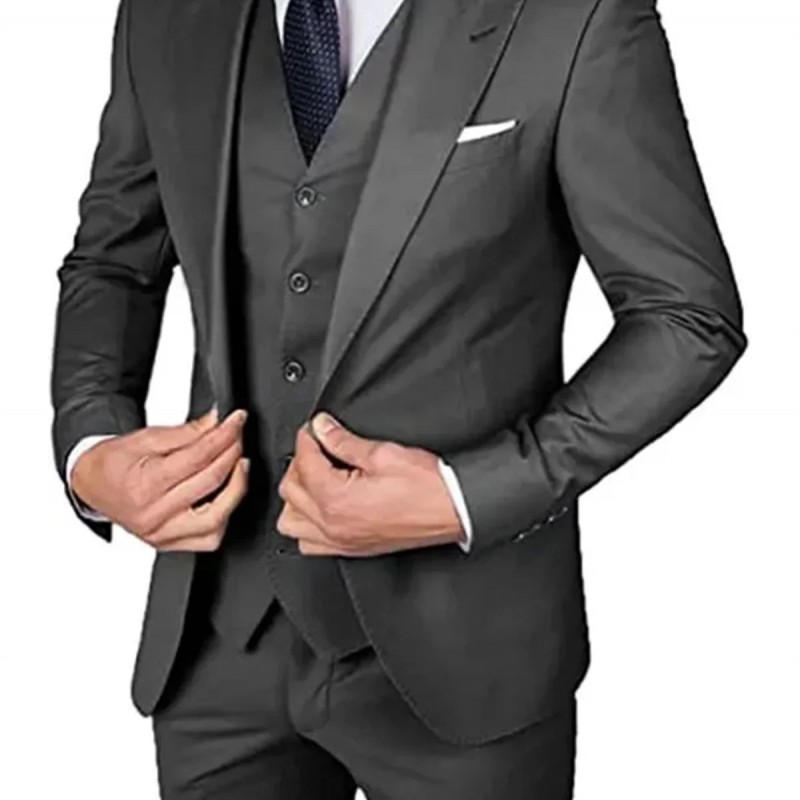 外贸新款男士西服套装日常派对西服商务洽谈正式西服套装2026新款