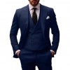 欧美男士外贸大码西装三件套2026新款新郎伴郎主持人宴会礼服西装