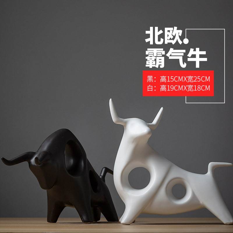 景德镇陶瓷摆件北欧客厅电视柜酒柜玄关鹿装饰品创意摆设创意摆设