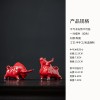 陶瓷招财牛摆件吉祥物家居客厅装饰品十二生肖牛年礼品茶桌茶宠