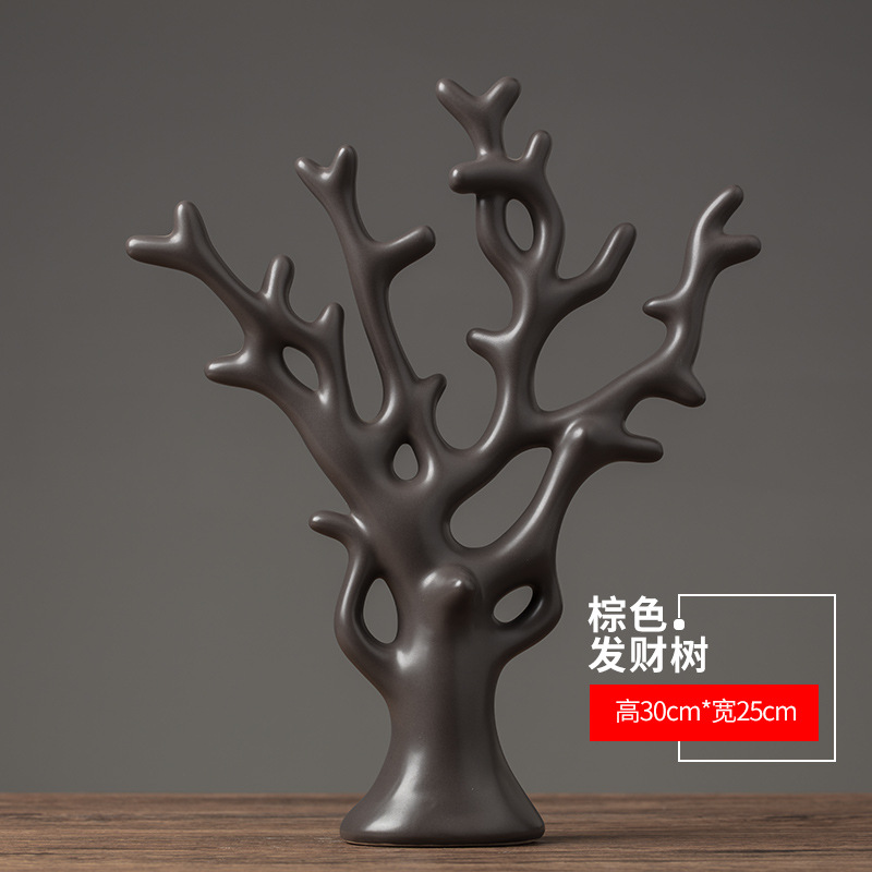 景德镇陶瓷摆件北欧客厅电视柜酒柜玄关鹿装饰品创意摆设创意摆设