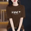 a高品质棉正肩短袖T恤女2026夏季新款显瘦宽松简约小众百搭T恤女