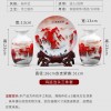 景德镇陶瓷花瓶三件套装饰品中式家居工艺品客厅酒柜博古架艺术品