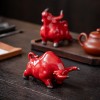 陶瓷招财牛摆件吉祥物家居客厅装饰品十二生肖牛年礼品茶桌茶宠