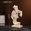 沉默是金北欧复古装饰工艺品树脂艺术品家居客厅酒柜摆件摄影道具