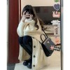 韩版V领慵懒风开衫2026新款日系简约毛衣女春秋冬休闲宽松针织衫