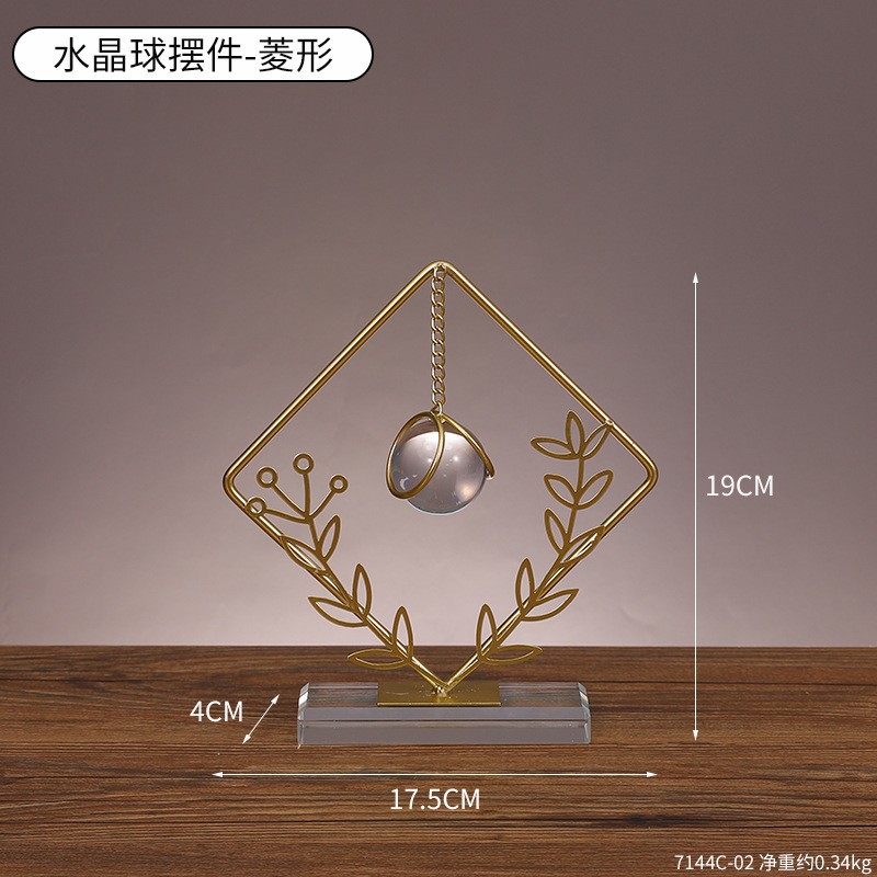 现代轻奢艺术摆件大全客厅书房电视柜办公室桌面装饰品树脂工艺品