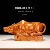 唐三彩陶瓷卧牛摆件风水家居博古架茶台卫生间客厅生肖瓷牛工艺品